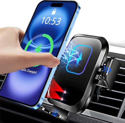 Amazon | 【15W急速充電】車載Qi ワイヤレス充電器 車載ホルダー